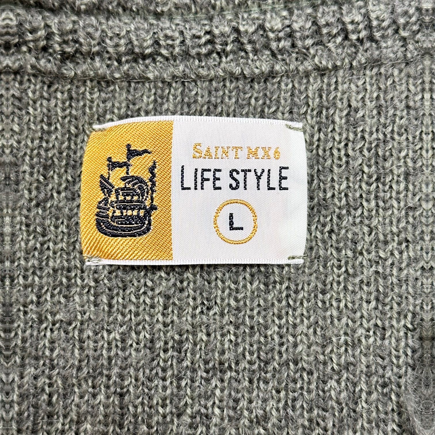 参考上代68200円 SAINT MICHAEL 24AW MOHAIR CARDIGAN モヘア