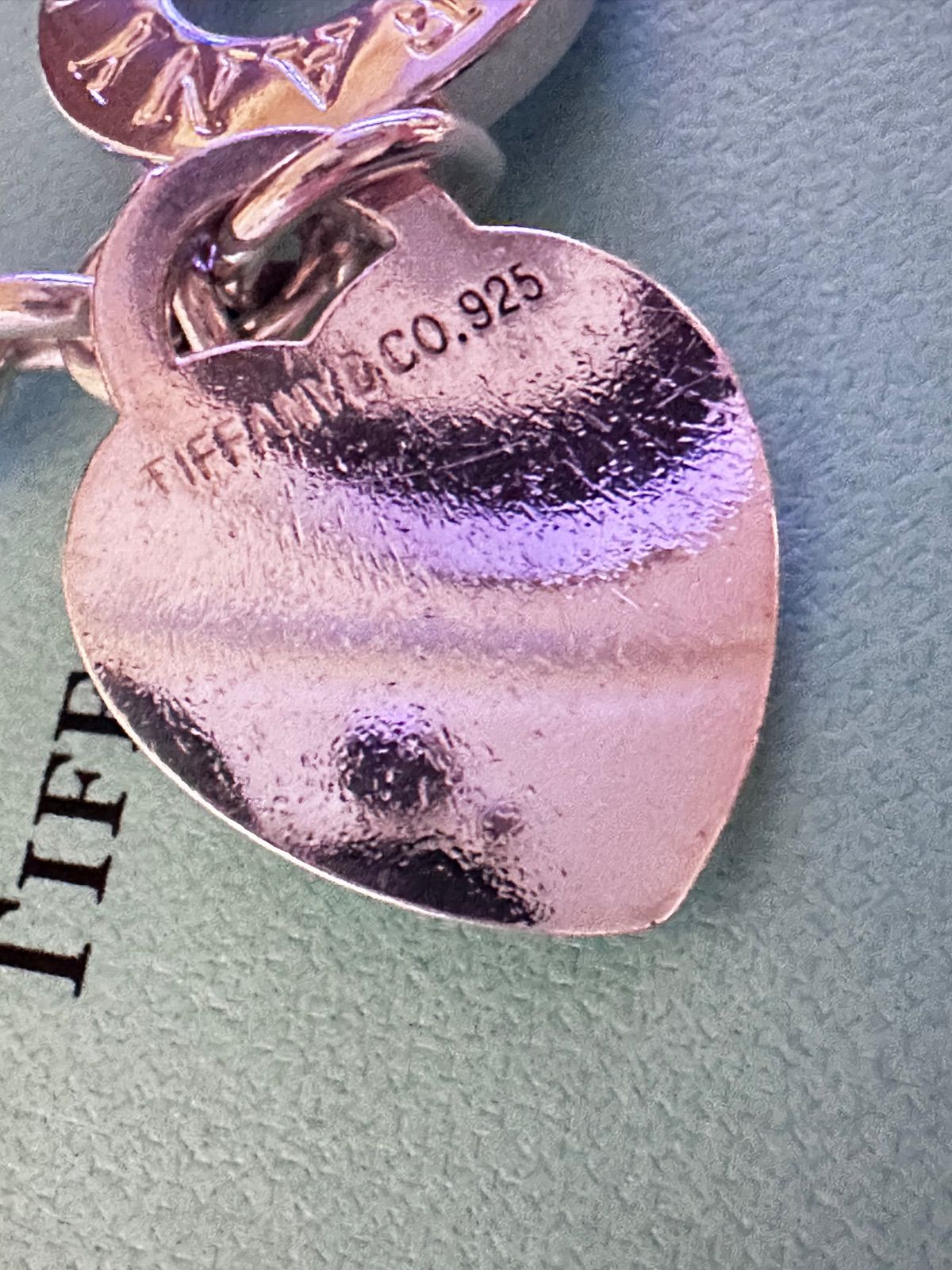 Tiffany&Co. ハートタグ トグルチャーム ブレスレット SV925 付属品 箱
