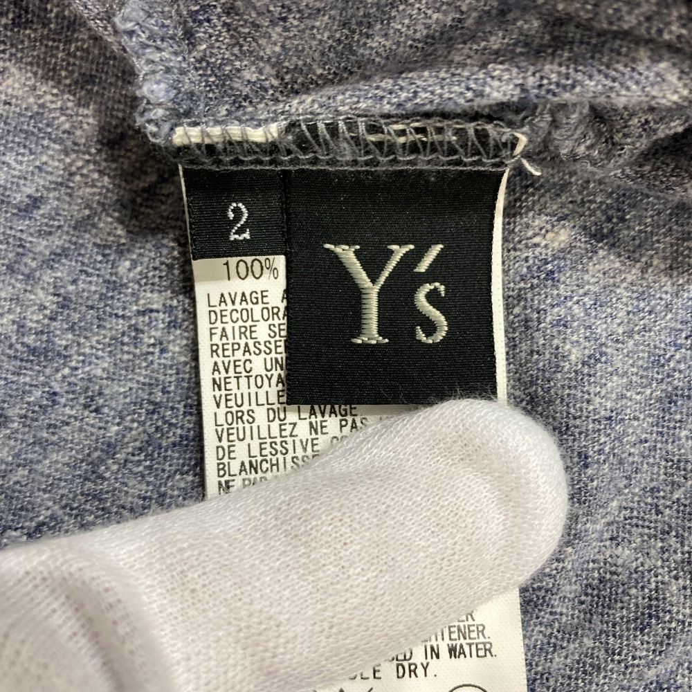 美品 Y's Yohji Yamamoto ワイズ ヨウジヤマモト 総柄 半袖