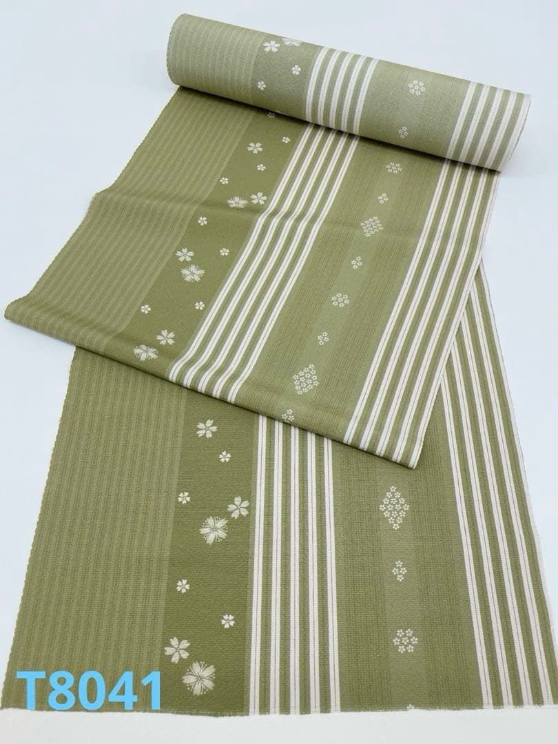 小紋 縦稿 桜 正絹 反物 小紋 紋意匠 櫻尽くし 正絹 反物 小紋 紋意匠