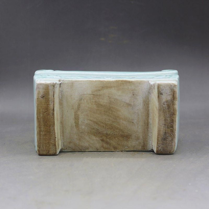 宋汝窯青釉白玉彫刻香炉 景徳鎮 陶磁器 装飾品 現代工芸品 美術品 置物 宋汝窯青釉白玉彫刻香炉 景徳鎮 陶磁器 装飾品 現代工芸品 美術