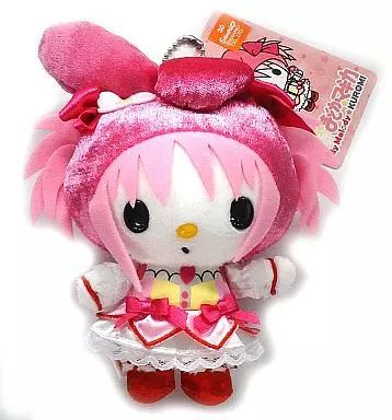 キーホルダー マスコット キャラクター メロディ×まどか ぬいぐるみボールチェーン 魔法少女まどか マギカ×マイメロディ クロミ