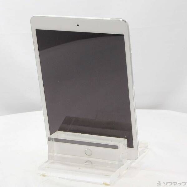 中古品〕 iPad mini 3 64GB シルバー MGJ12J／A docomo【258】 iPad