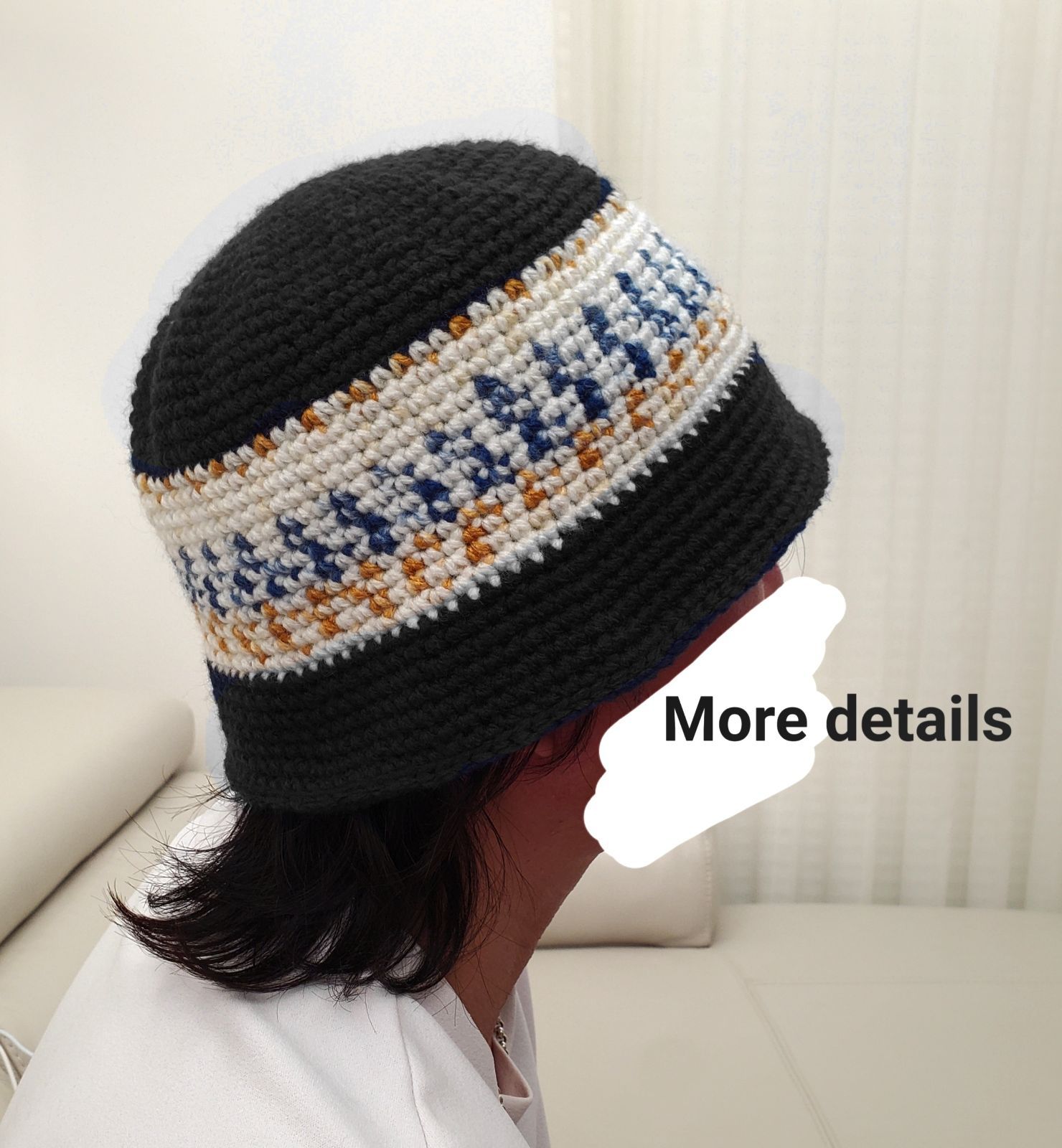 クラッシャーハット ニットハット バケットハット クロシェハット - 帽子 クラッシャーハット ニットハット バケットハット クロシェハット - 帽子