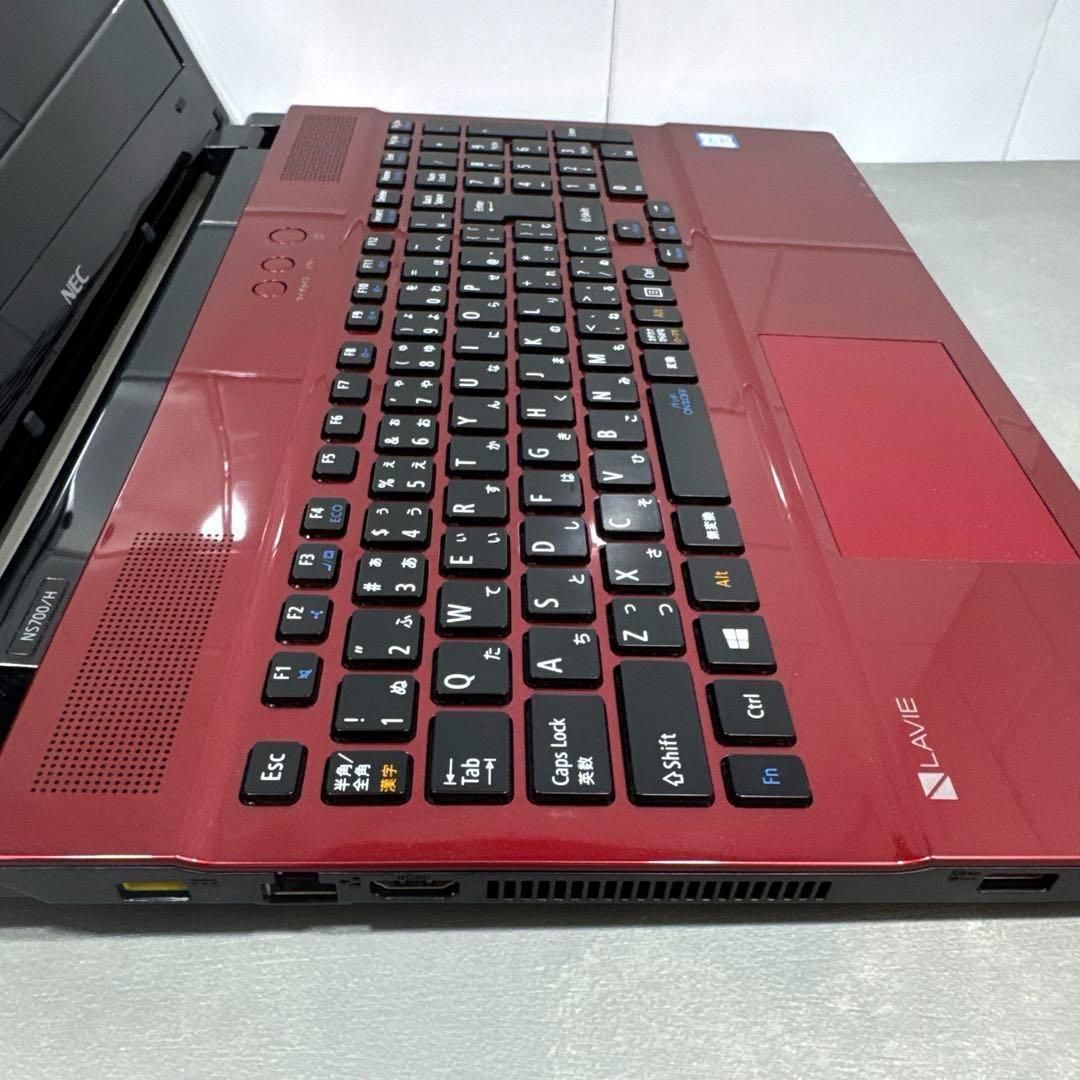 【極上】NECクリスタルレッド☘7世代i7メモリ16GB☘️新品SSD512 極上】NECクリスタルレッド☘7世代i7メモリ16GB☘️新品SSD512 - メルカリ