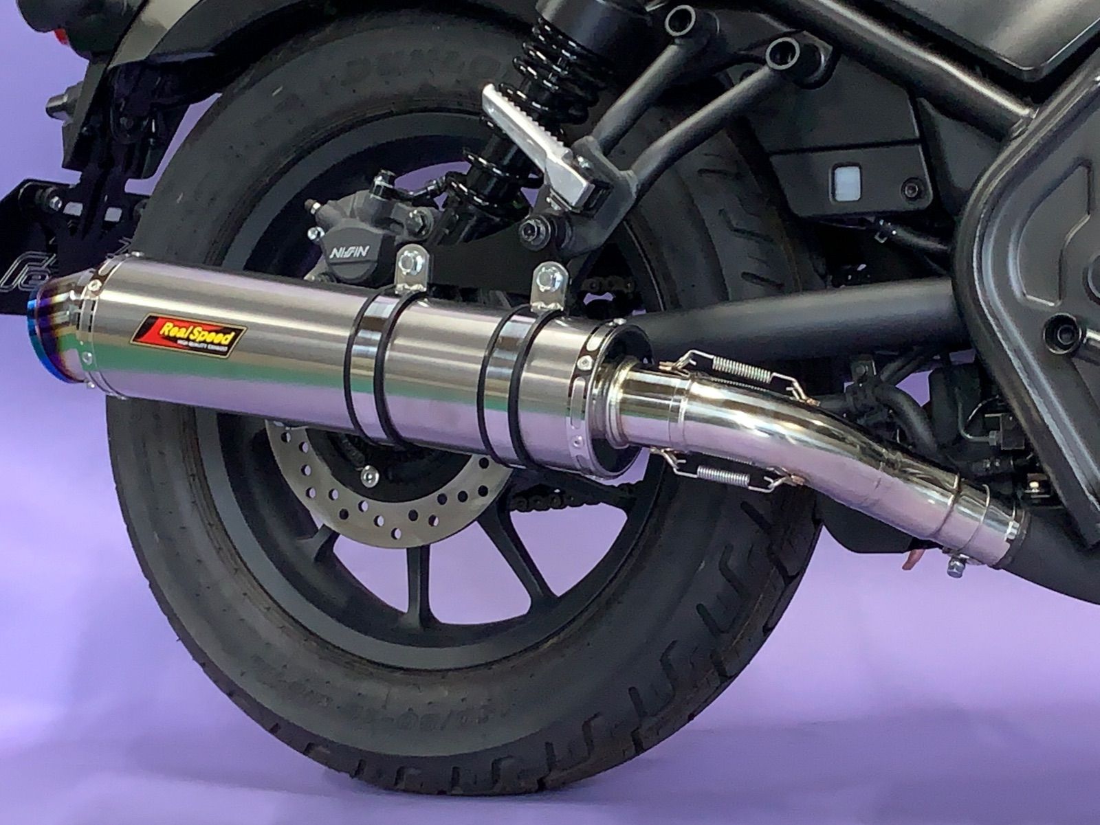 レブル250 ( 2BK-MC49 ) メテオ チタン マフラー スリップオン - メルカリ