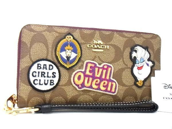 □新品□未使用□ COACH コーチ CC336 シグネチャー ディズニーコラボ