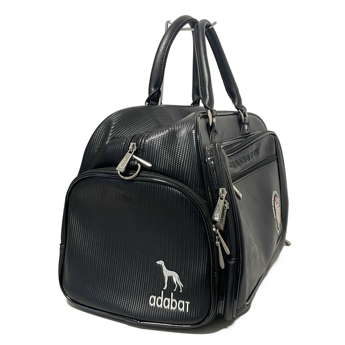 【新レーベル ADABAT NAVY】トリコロールボストンバッグ　ゴルフバッグ 新レーベル ADABAT NAVY】トリコロールボストンバッグ（ボストンバッグ