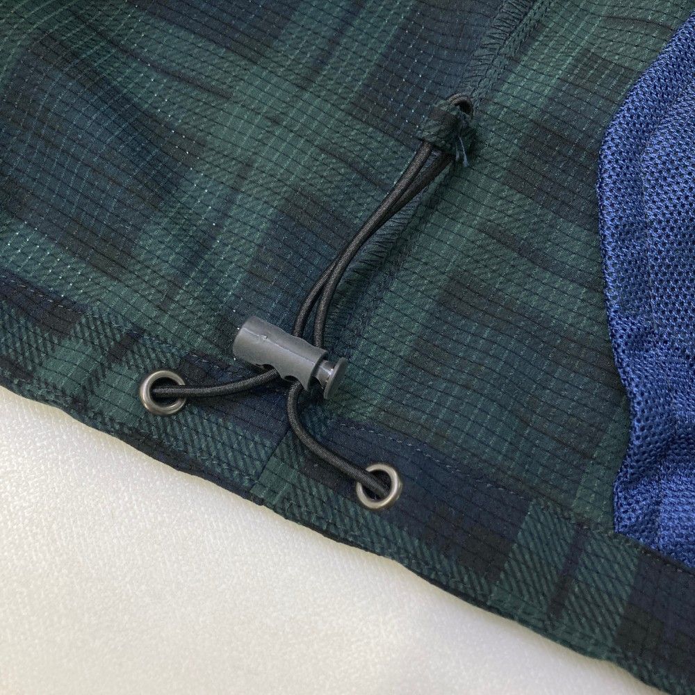 美品　BEAMS GOLF ビームスゴルフ ジャケット パーカー M チェック BEAMS GOLF ビームスゴルフ フード付き ジップジャケット チェック柄