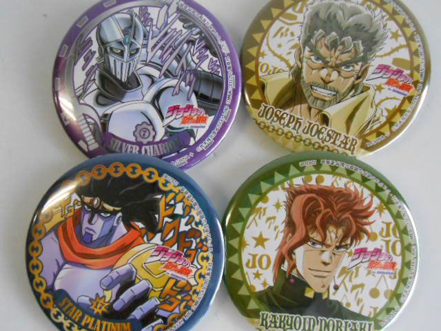 ショップ ♯Kfr11EZジョジョの奇妙な冒険カプセル缶バッジコレクション