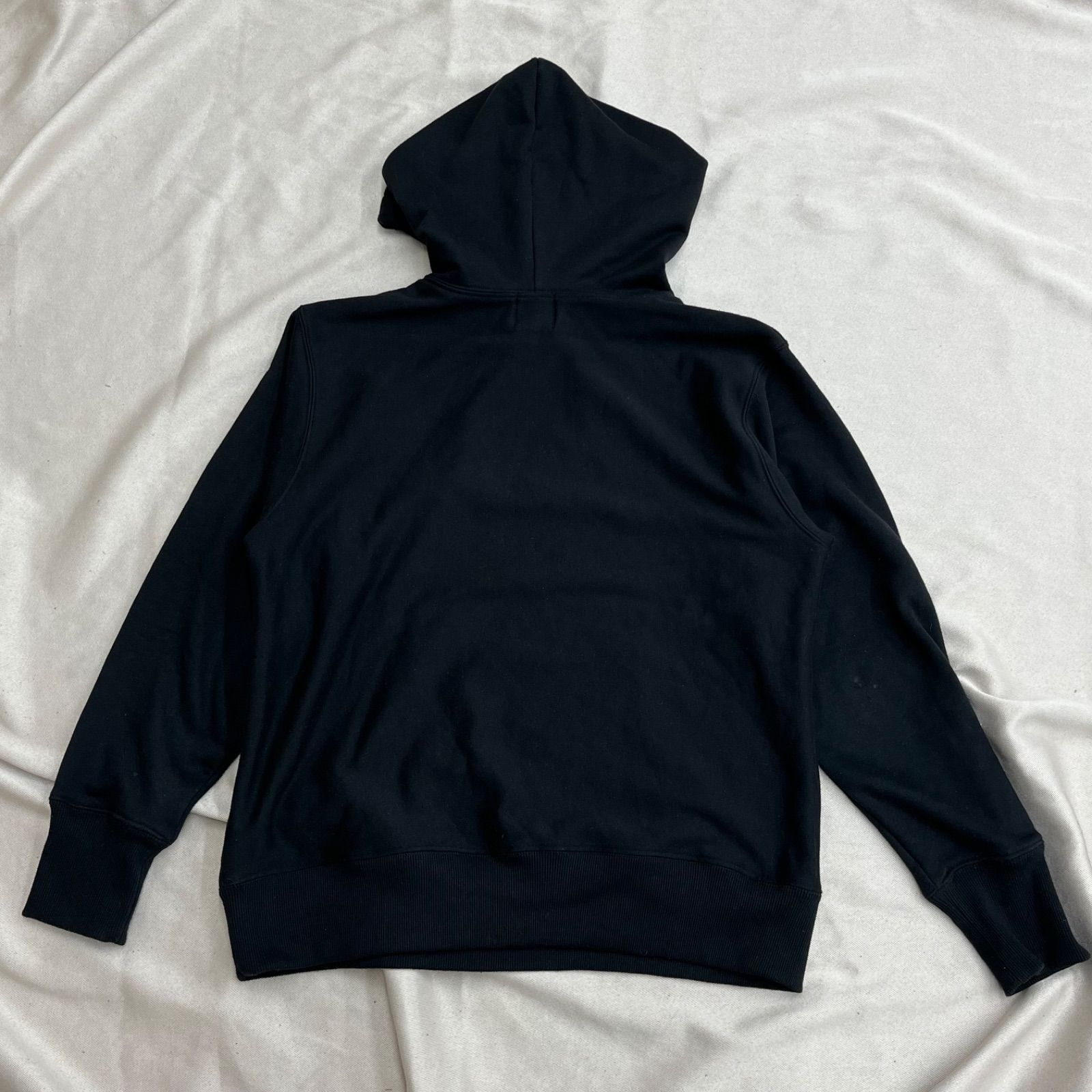 MAZUME フーディ パーカー メンズ サイズL 黒 ブラック ドクロ 刺繍