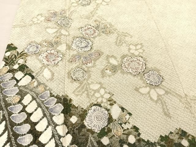 平和屋着物○訪問着 長襦袢セット（無双仕立て） 作家物 辻が花 手描き