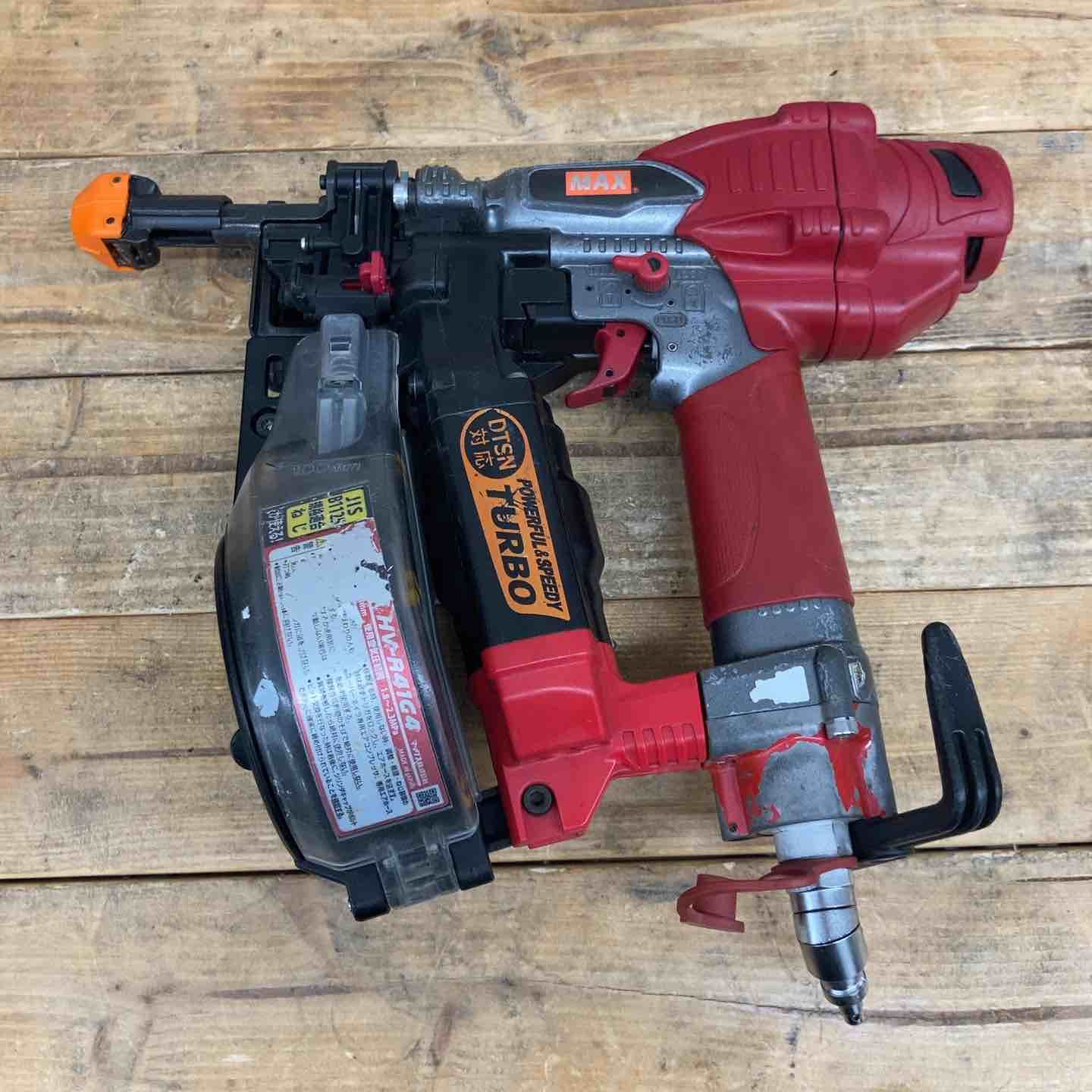 中古品】 マックス(MAX) 高圧エアネジ打ち機 HV-R41G4 動作良好