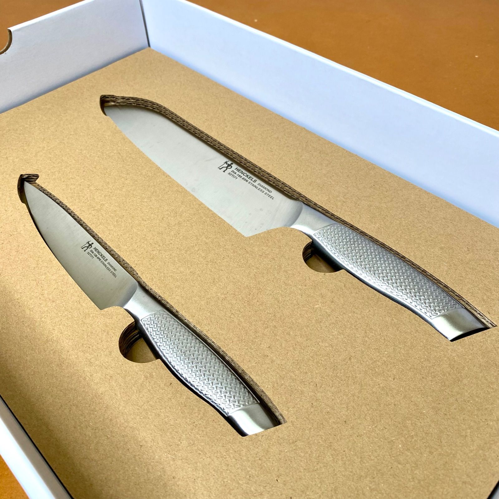 ヘンケルス ダイアモンド 包丁2本セット ペティナイフ＆三徳包丁 
