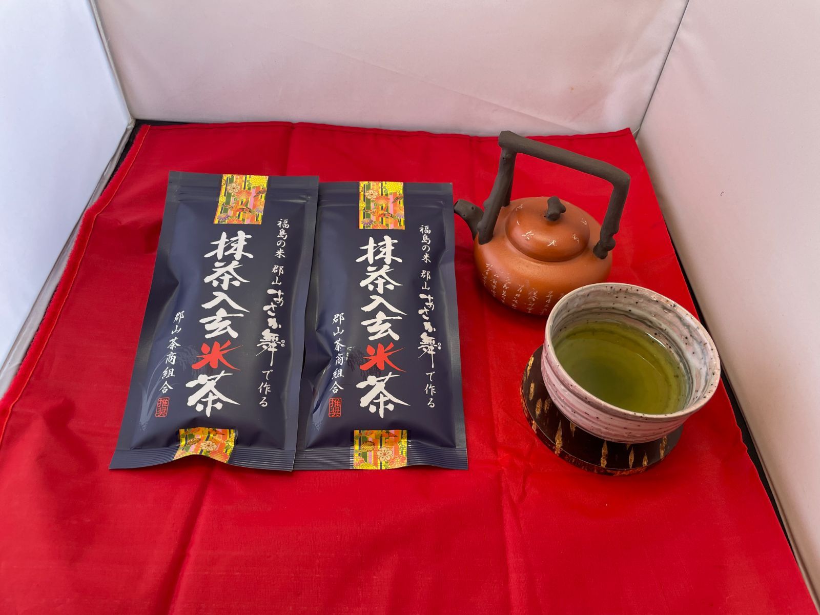 【あさか舞で作る 抹茶入り玄米茶】　3袋