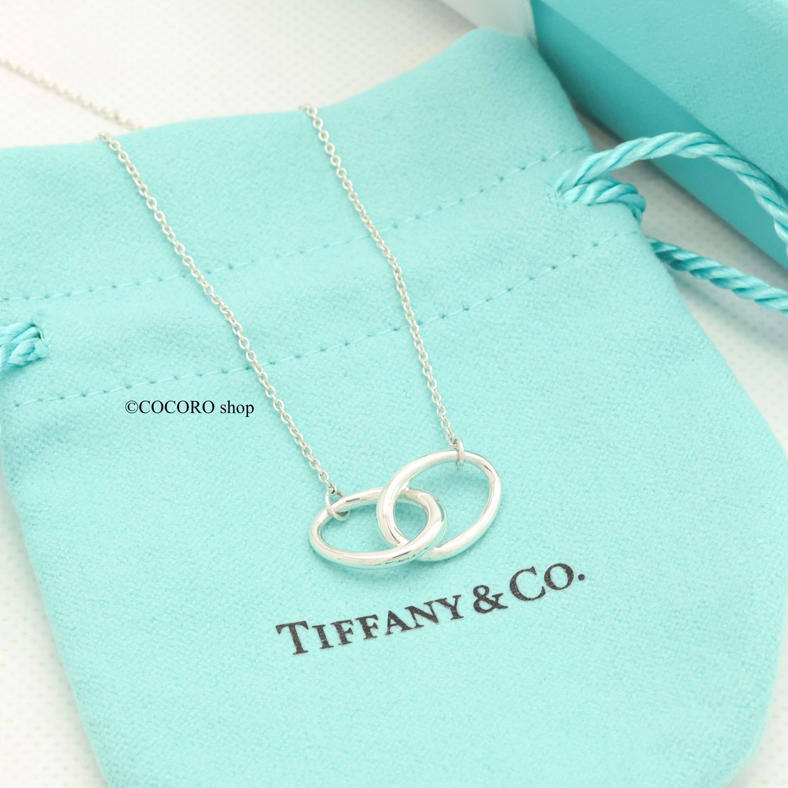 美品】ティファニー TIFFANY&Co. ダブル ループ エルサペレッティ ネックレス AG925 - メルカリ