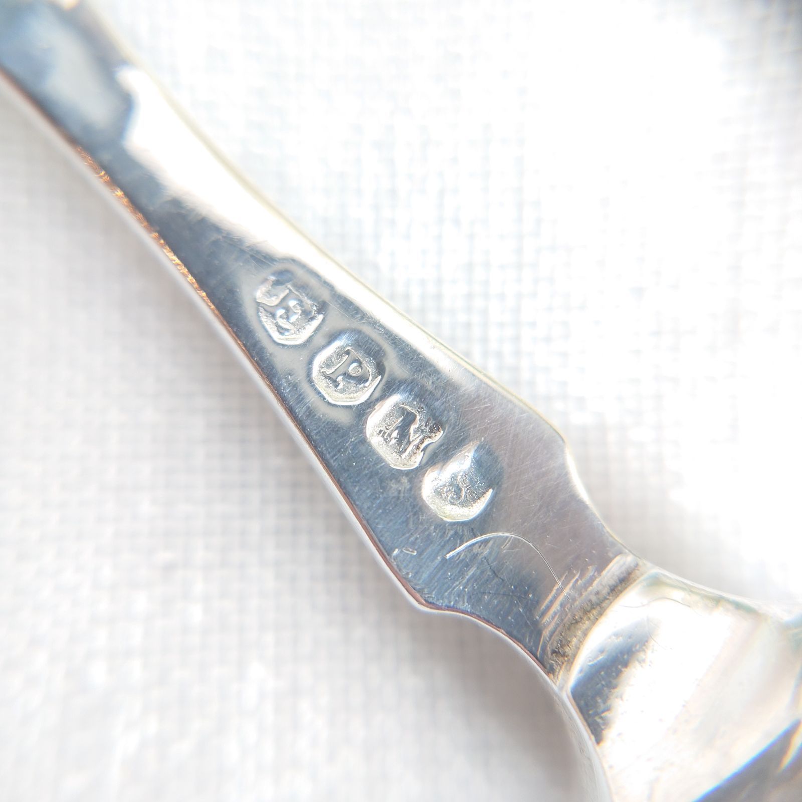 イギリス アンティーク ジャムスプーン 白蝶貝 マザーオブパール スプーン