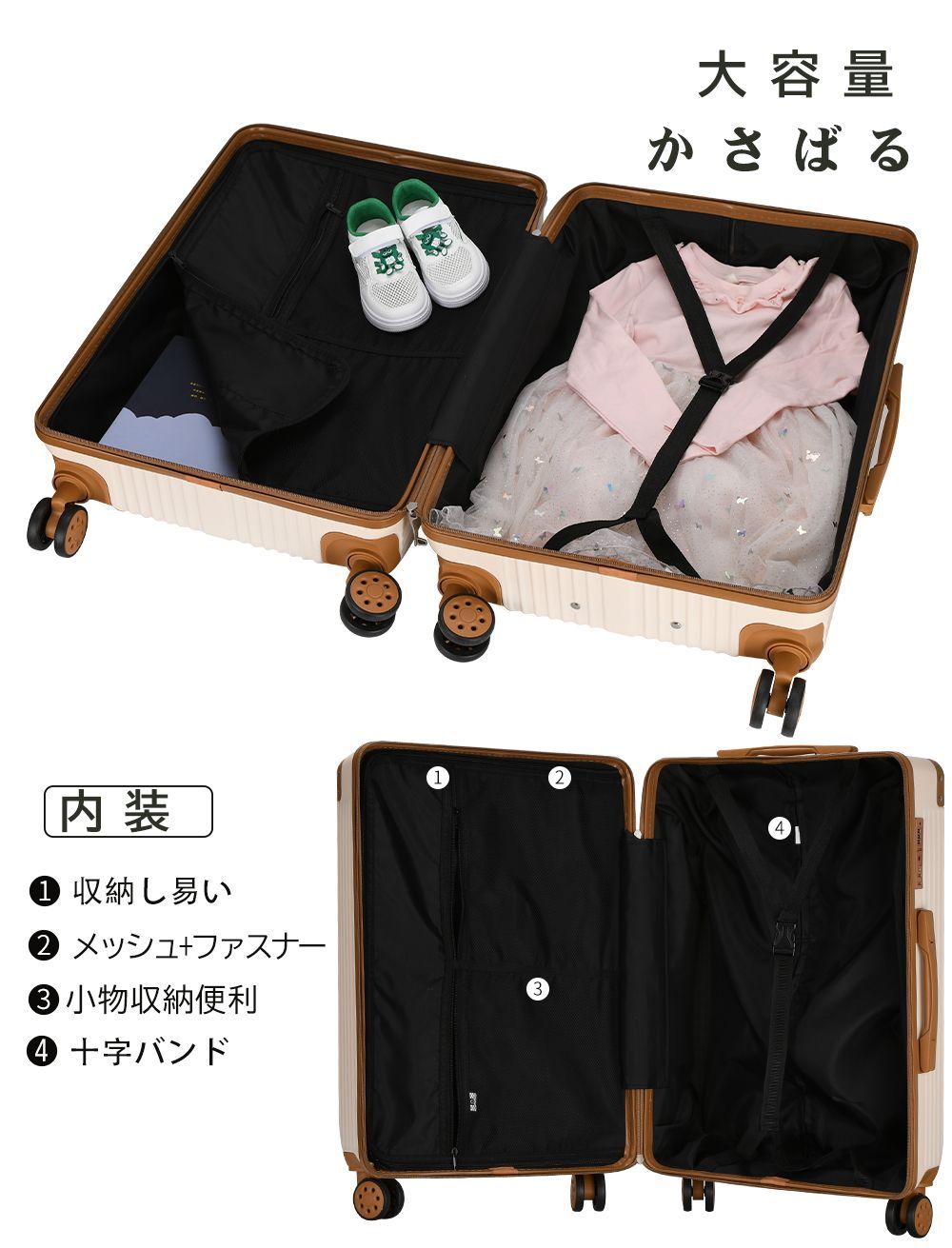 スーツケース キャリーケース かわいい 海外旅行 キャリーバック
