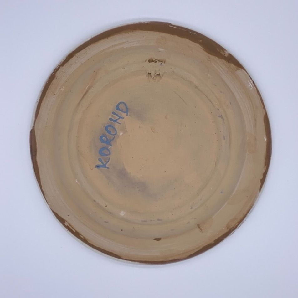 ルーマニア ホレズ陶器大皿 Horezu Pottery ホレズ陶器 ⑦ ルーマニア 皿 - メルカリ
