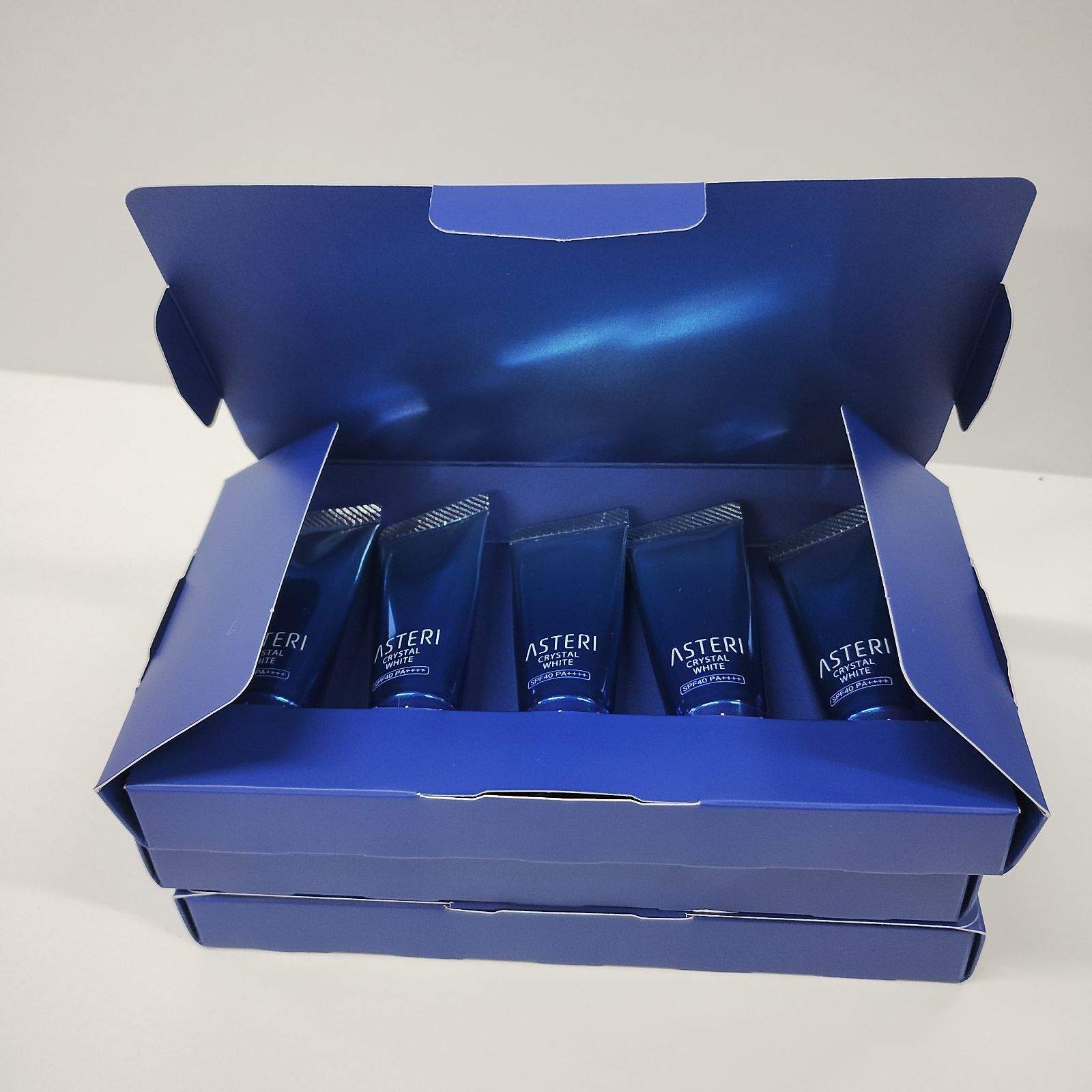 ASTERI アステリ クリスタルホワイト SPF40PA++++ 5g 5本セット ファンデーション 送料無料 おまとめでも可能 ASTERI アステリ クリスタル ホワイト