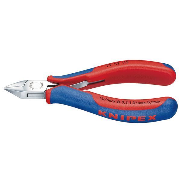 KNIPEX クニペックス エレクトロニクスニッパー コンフォート 全長115mm 7732-115