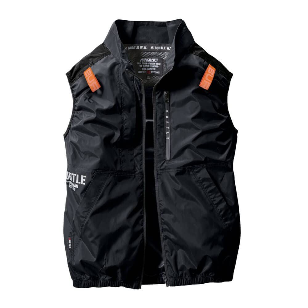 [バートル] エアークラフトベスト (ファンなし) AC2014 AIRCRAFT XXL 35ブラック