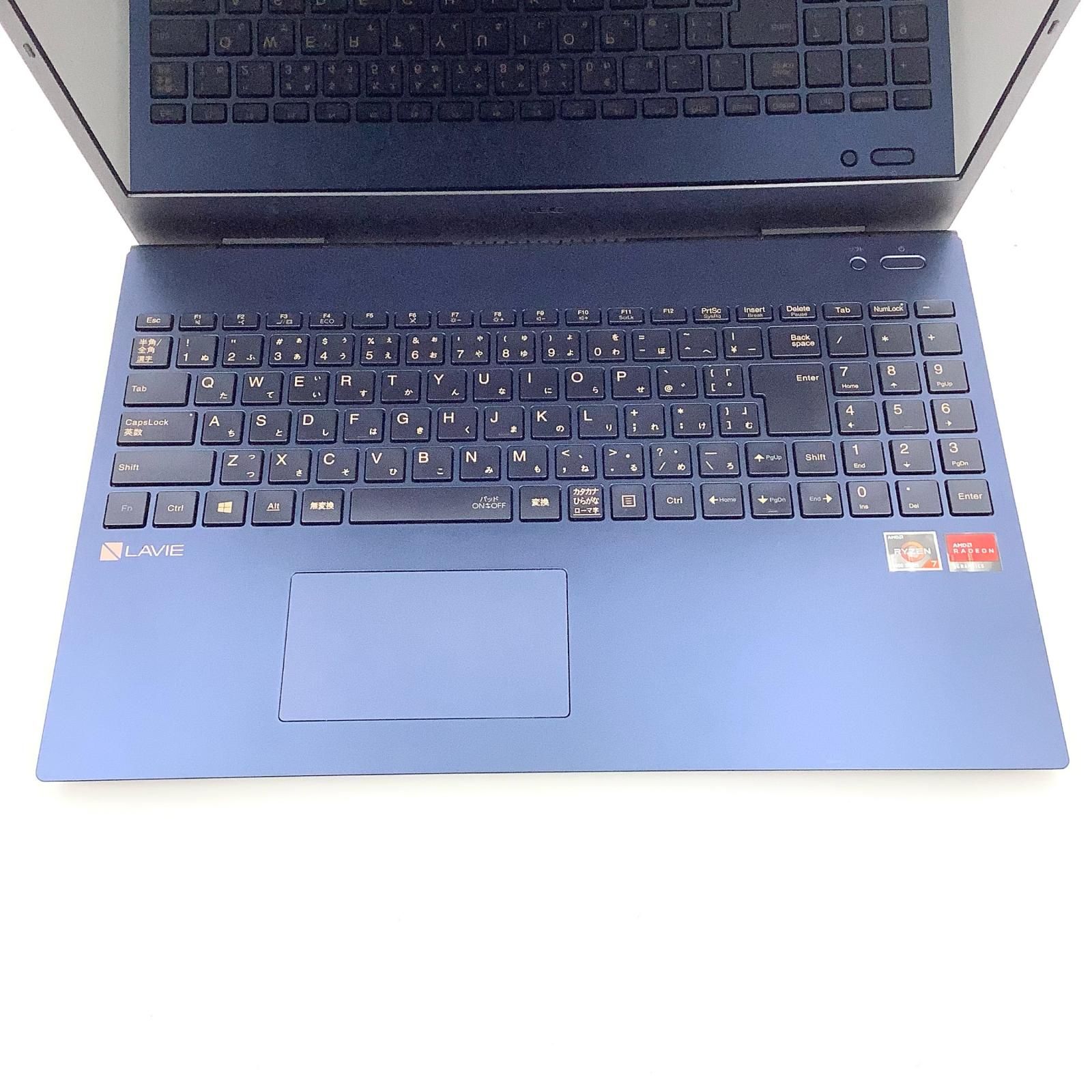 Windowsノート本体 LAVIE N1565/AAL Ryzen7-4700U 8GB 256GB 美品 保証残あり NEC ノートパソコン LaVie PC-N156CAAW Ryzen 7 8GB