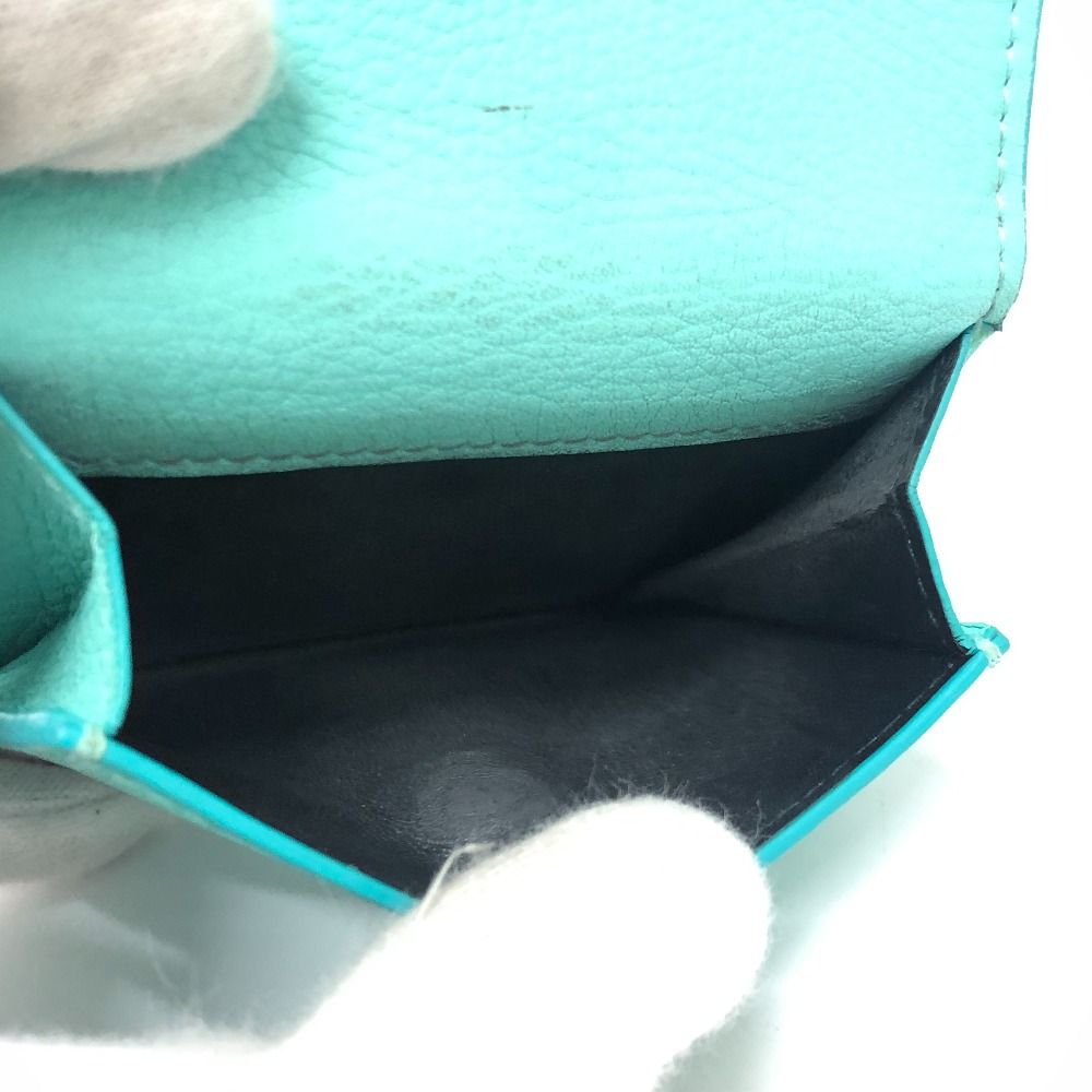 (日本未入荷)Tiffany & Co T&CO. 三つ折り財布 レザー TIFFANY&Co. ティファニー 3つ折り財布 レザー ブルー - メルカリ