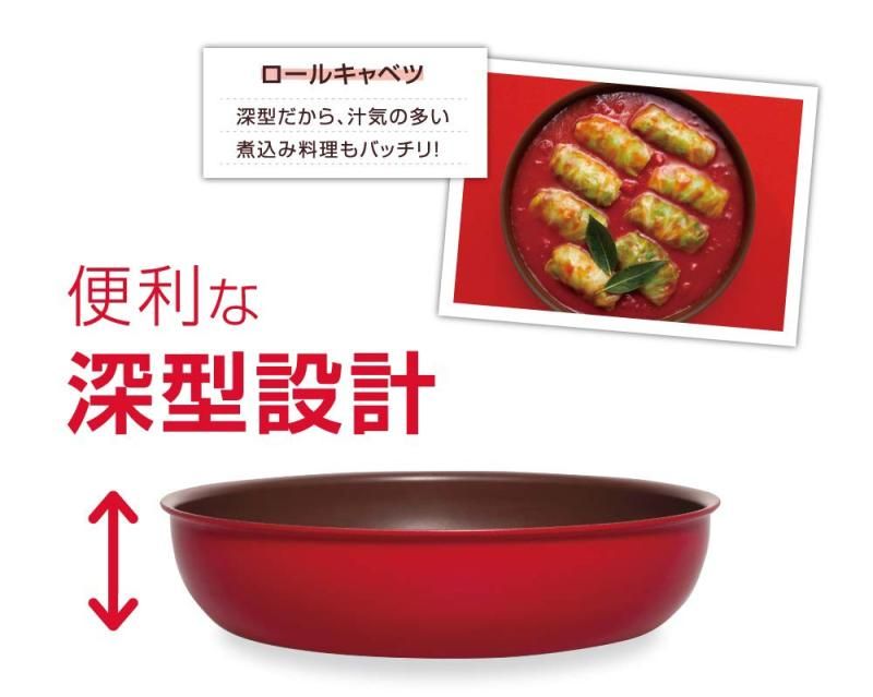取っ手のとれるフライパン