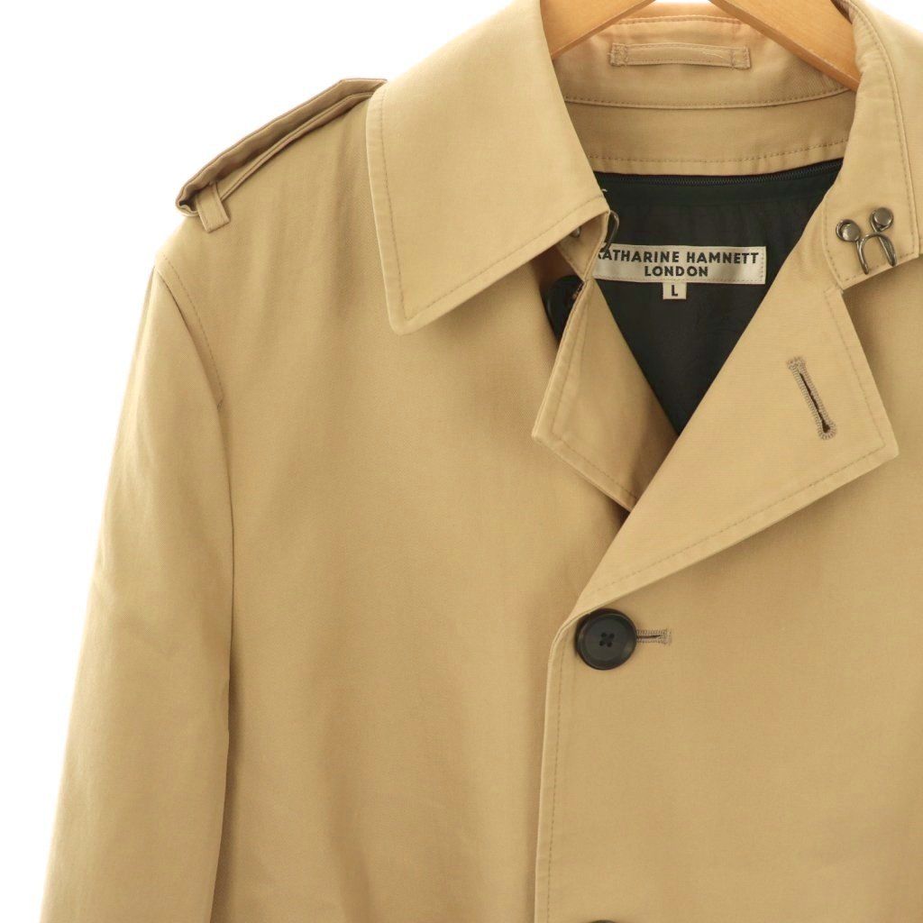 KATHARINE HAMNETT ライナー付トレンチコートL