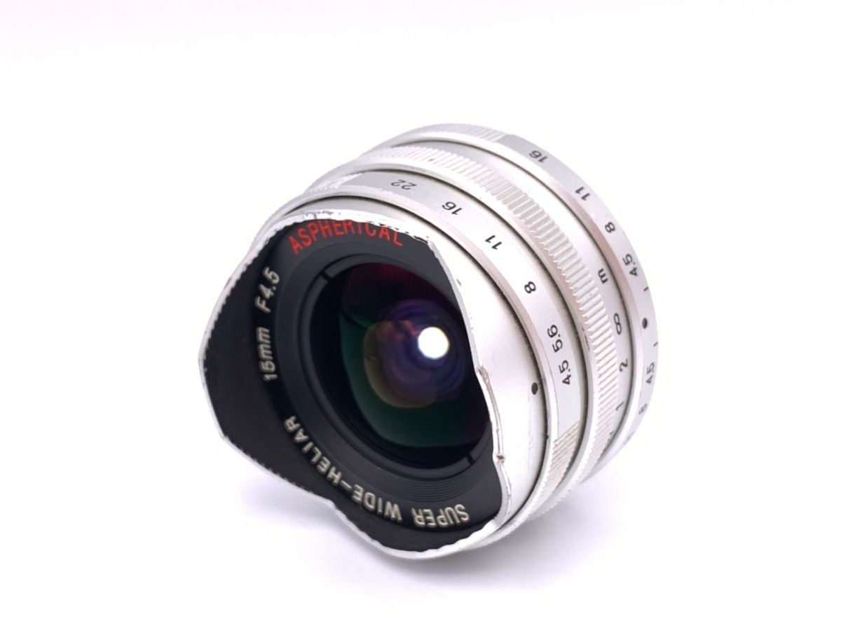  並品 フォクトレンダー スーパーワイドヘリア 15 mm F 4 5 Aspherical シルバー レンズ(単焦点) カメラ
