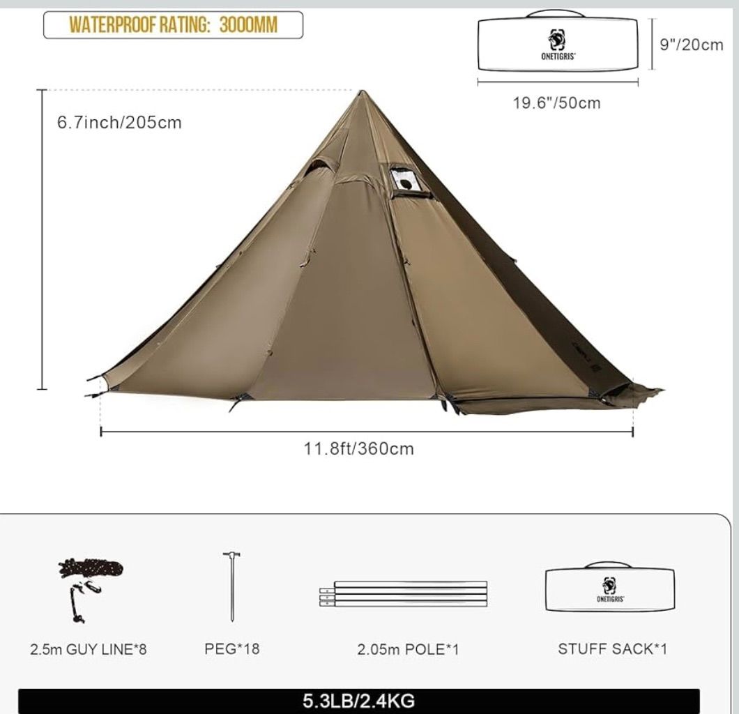 軽量 ホットテント
