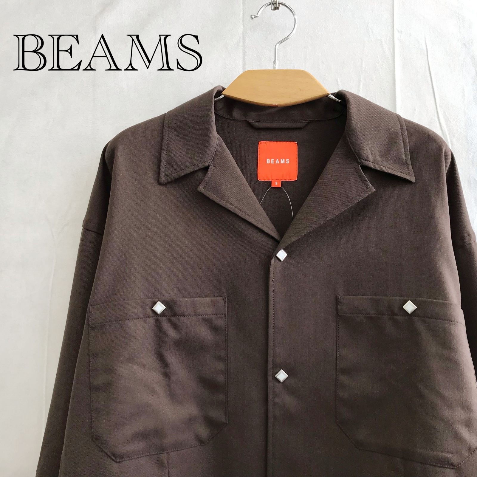 BEAMS ビームス ウエスタンジャケット S ブラウン 長袖シャツ