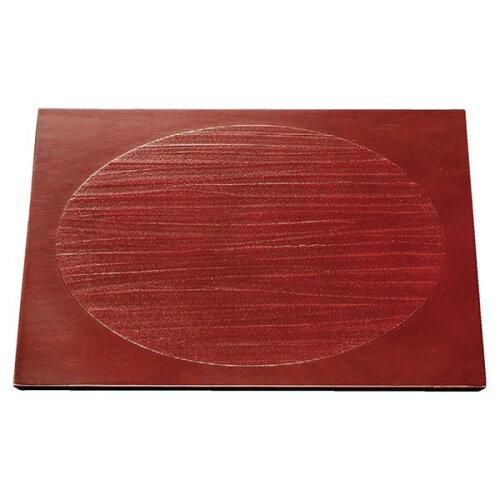 5営業日で発送 福井クラフト 木 尺1ダイヤ角敷膳紅溜日の丸筋目 50411860 1874267