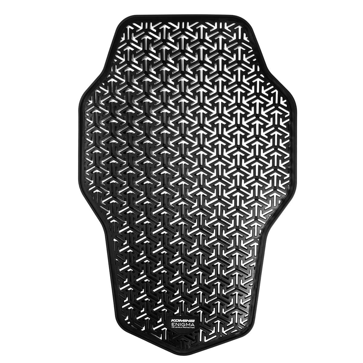 Size Free_Style 背中 コミネ KOMINE バイク用 脊椎背面プロテクター エアスルーバックプロテクター エニグマ CE2規格 Black Free SK-847