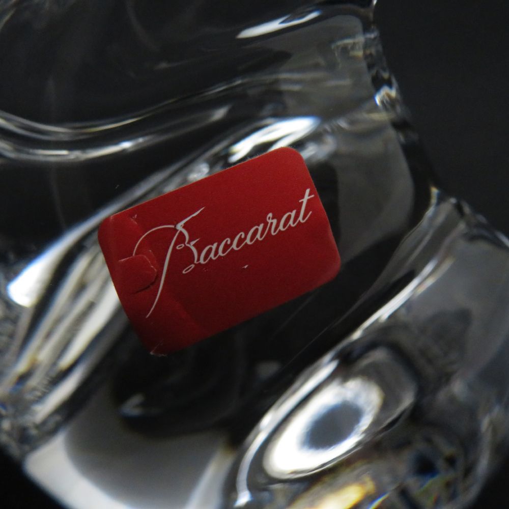 未使用 Baccarat バカラ クリスタルオブジェ 1点 干支 子 ネズミ