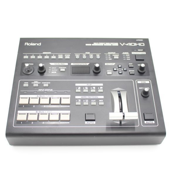 Roland ローランド マルチフォーマット ビデオ スイッチャー V-40HD