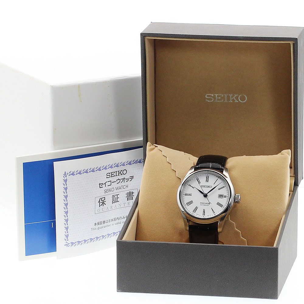 セイコー SEIKO SARX049 プレザージュ デイト 琺瑯文字盤 自動 セイコー SEIKO SARX049 プレザージュ デイト 琺瑯文字盤 自動