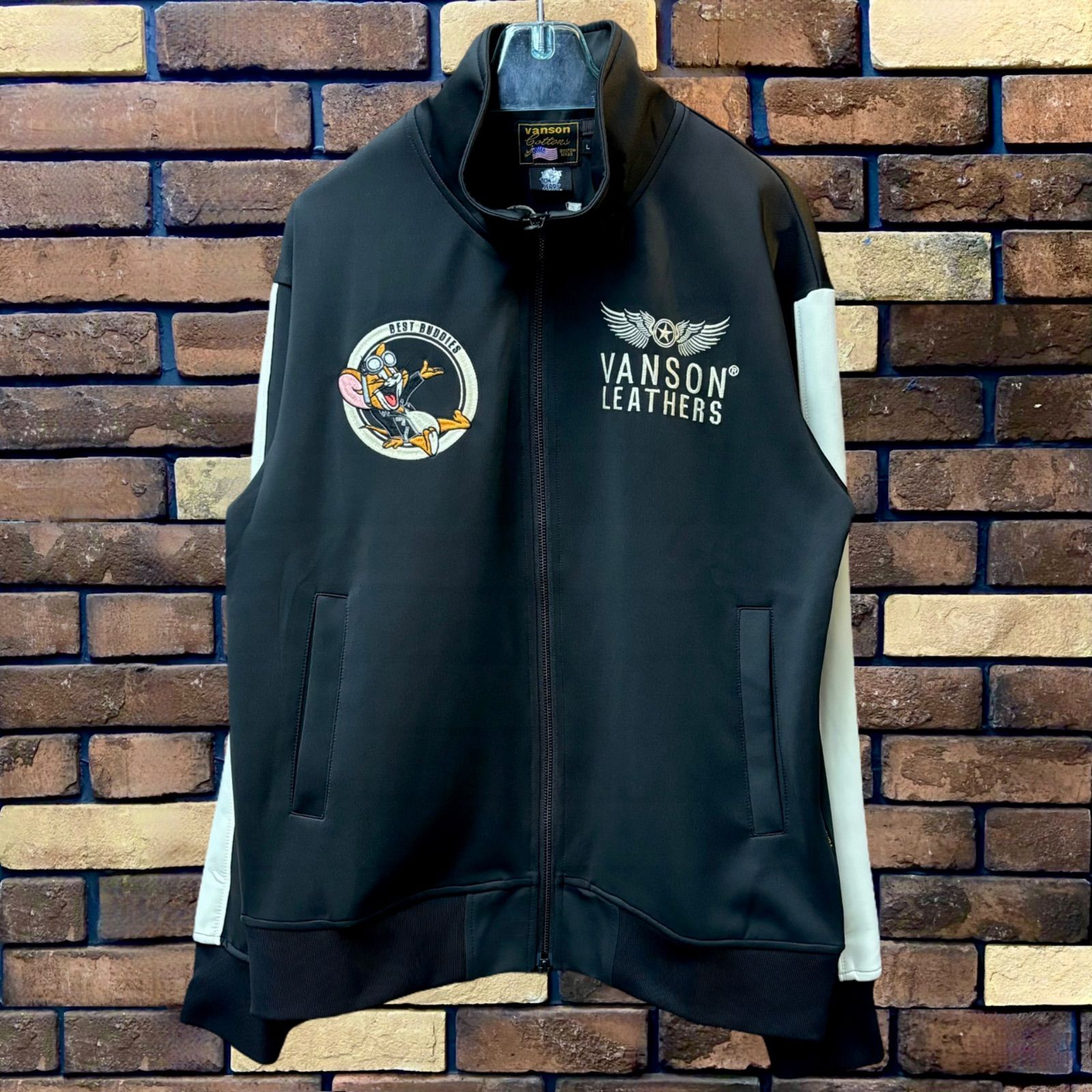 VANSON×TOM&JERRYコラボ トラックジャケット】バンソン トム&ジェリー  