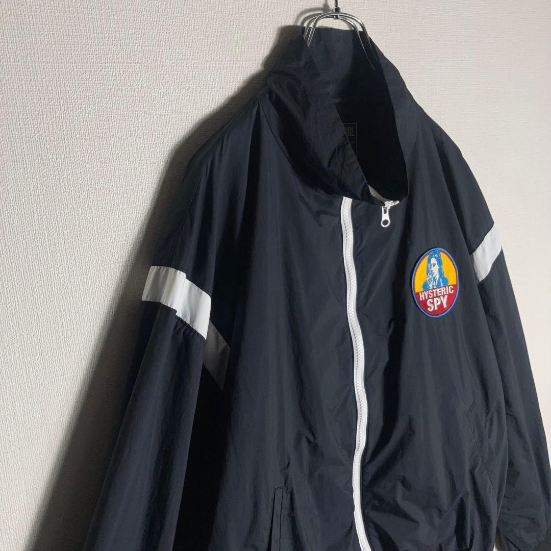 美品】HYSTERIC GLAMOUR ナイロンジャケット ヒスガール 黒 L - メルカリ