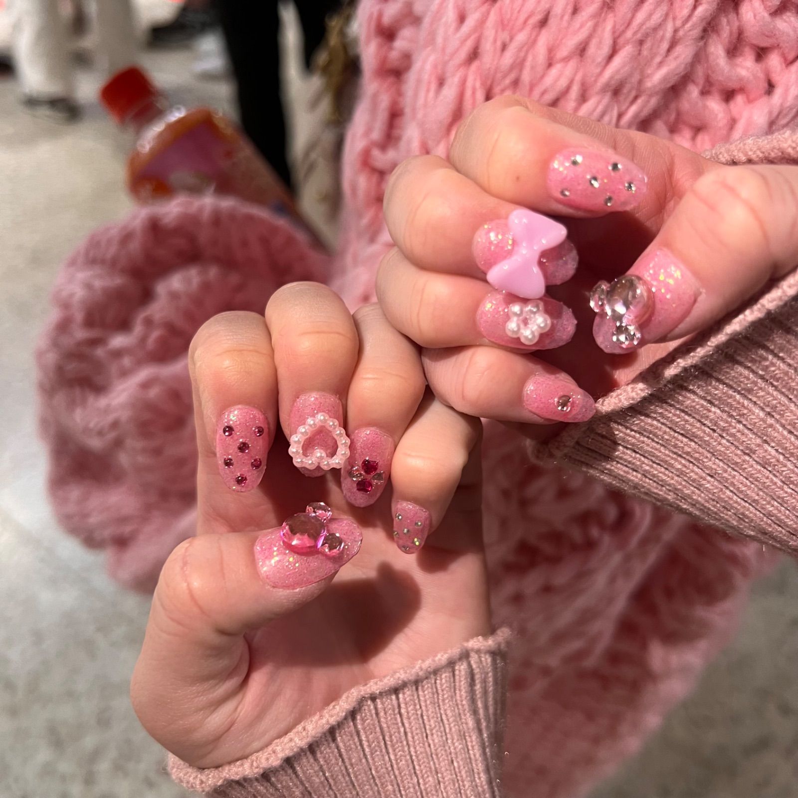 ハンドメイドネイルチップ ディズニーネイル - メルカリ