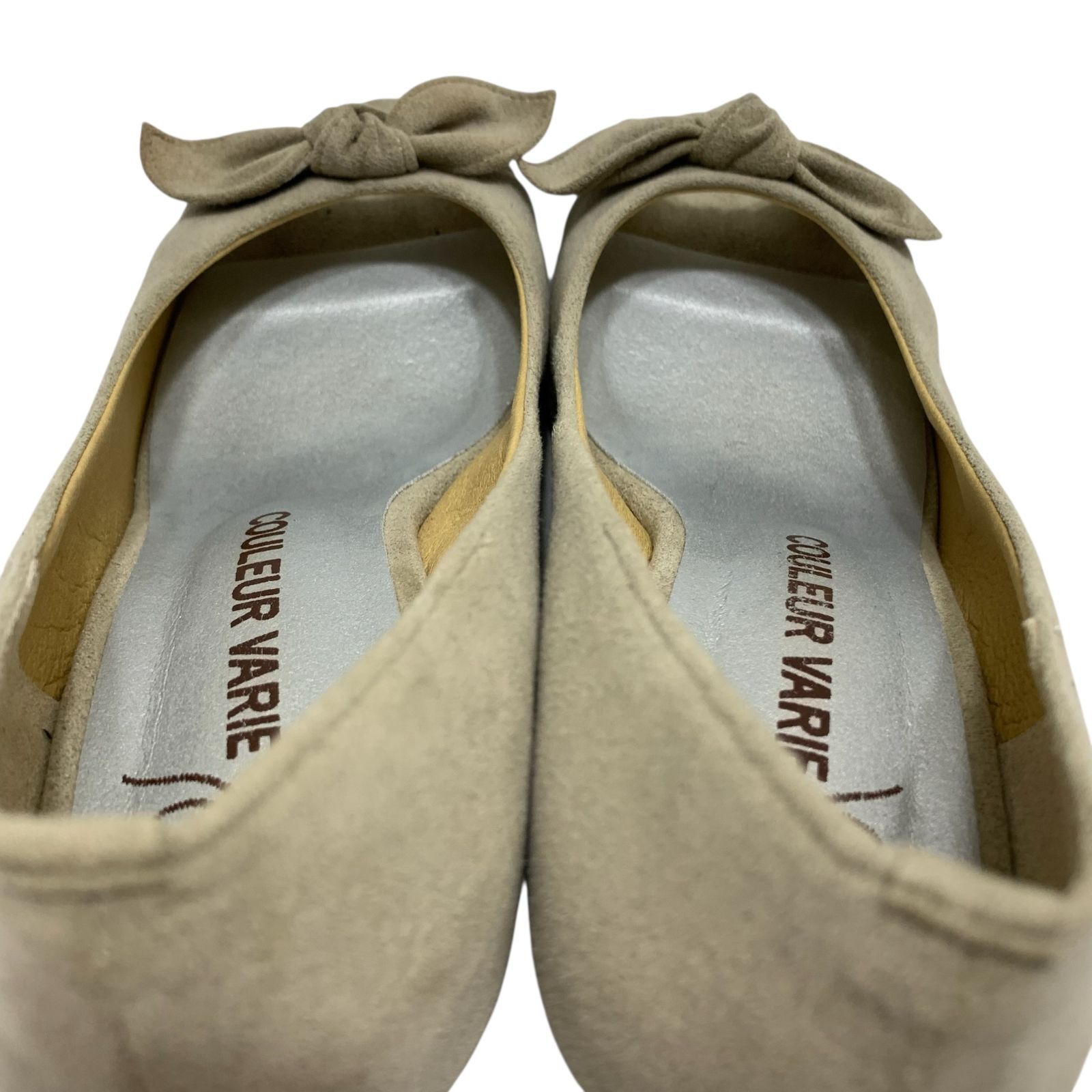 【美品】　クロールバリエ　(23.5) 　パンプス　オープントゥ　ウエッジソール 美品】クロールバリエ (23) パンプス ウェッジソール オープン