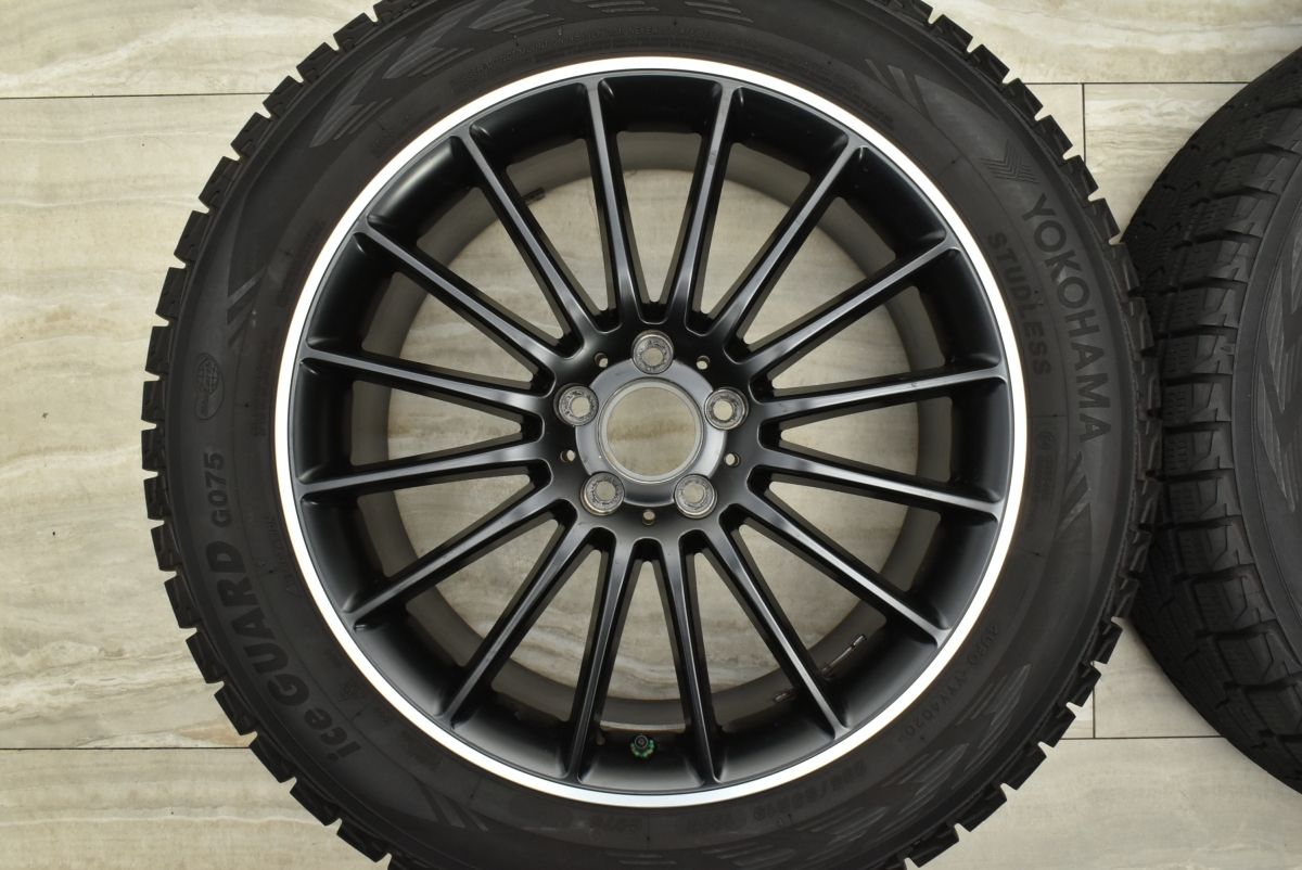 235/55R19 ベンツ GLC X245 バリ溝 スタッドレスセット 美品 235/55R19