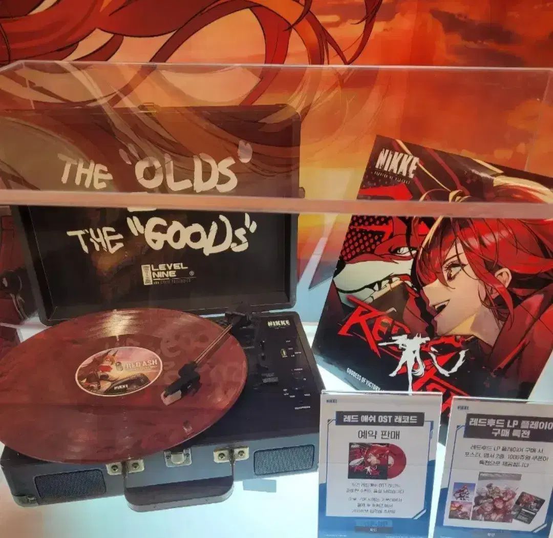 勝利の女神：NIKKE(ニケ) レッドフード LP プレーヤー セット ☆韓国