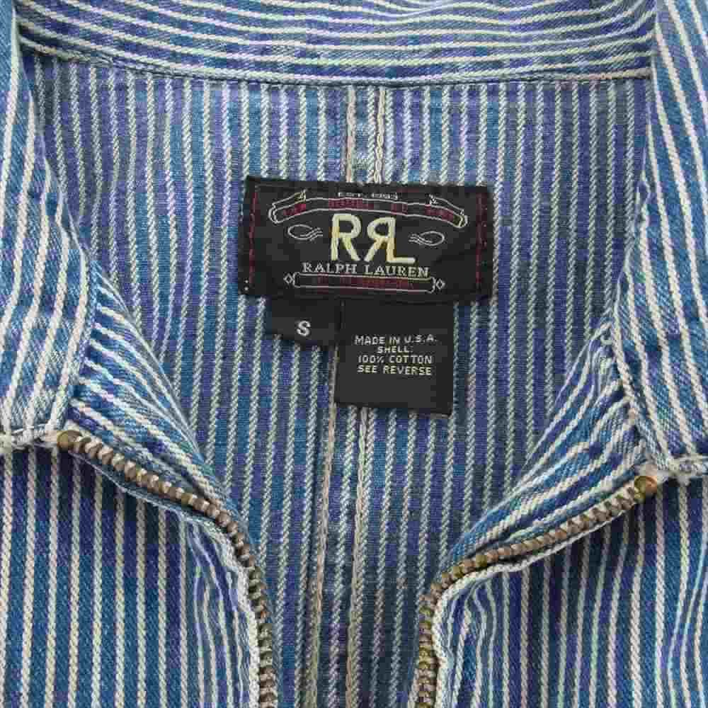 RRL ダブルアールエル ヒッコリーストライプ ワーク ジャケット S