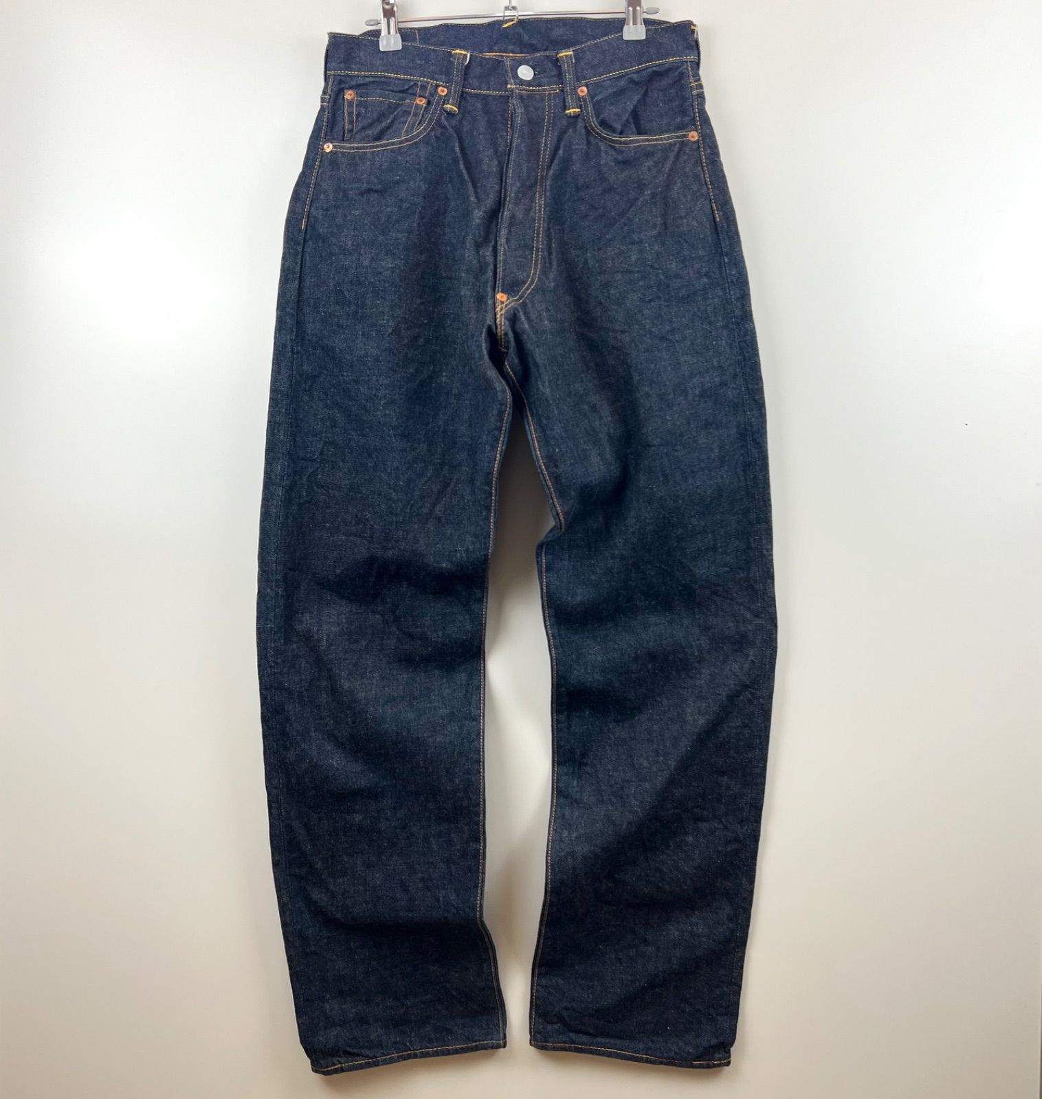 EVISU 2001 NO.2 turquoise kamome denim pants 32×35 エヴィス
