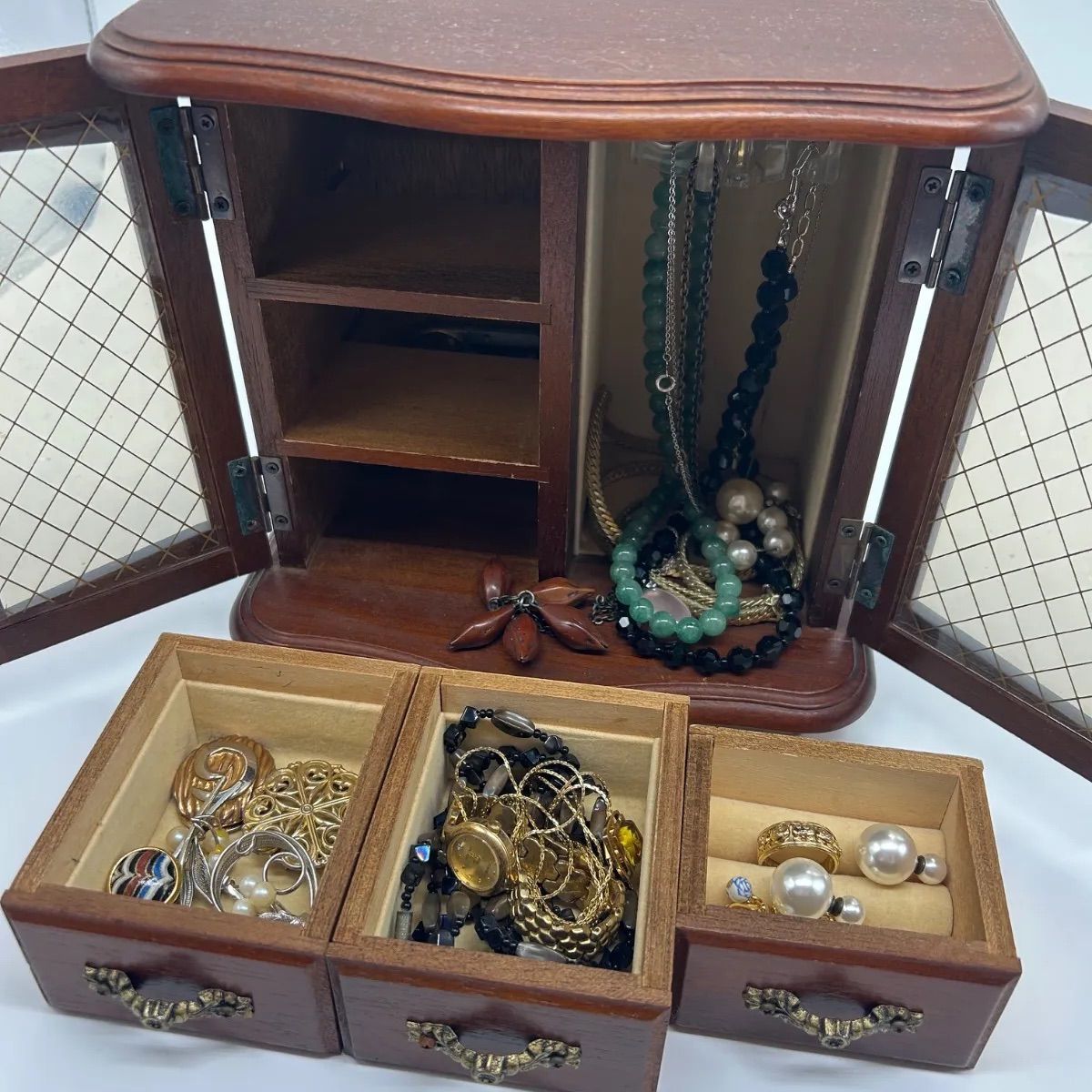 遺品整理 生前整理 アンティーク ボックス ジャンク A25B 出 12