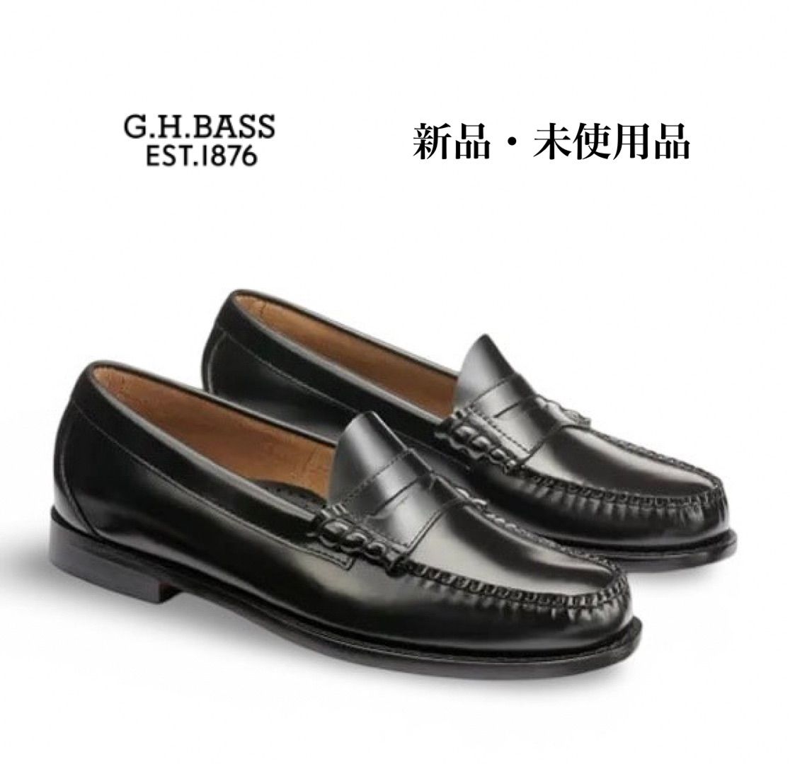 G.H.BASS ジーエイチバス LARSON ラーソン ローファー ブラック レザー