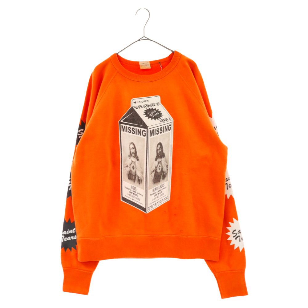 1度だけ着用しましたセントマイケル　スウェットMILK PACK ORANGE