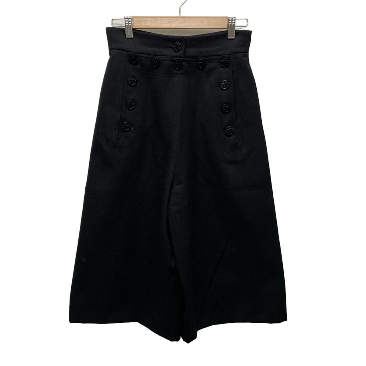 Chloe クロエ パンツ サイズ36 S レディース - 黒 セーラーパンツ 七分丈